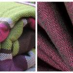 типы плетения нити для слинга-шарфа