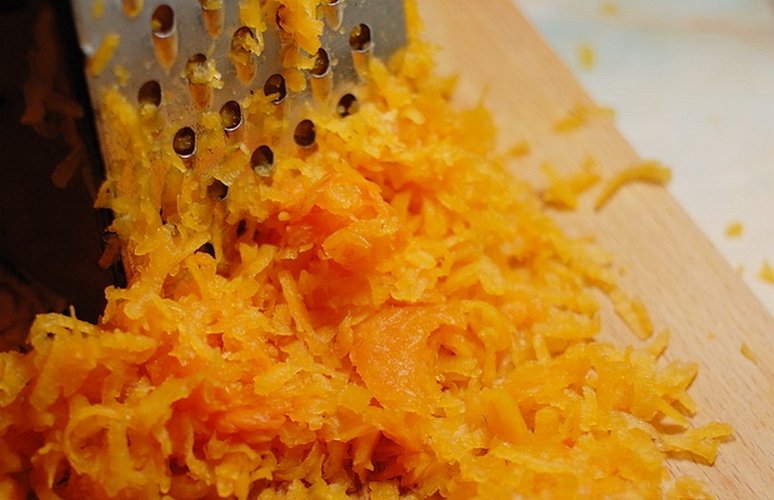 Тыква, натёртая на тёрке