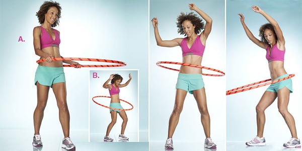 Упражнение с обручом
