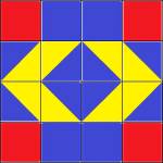 Узор из трёх цветов