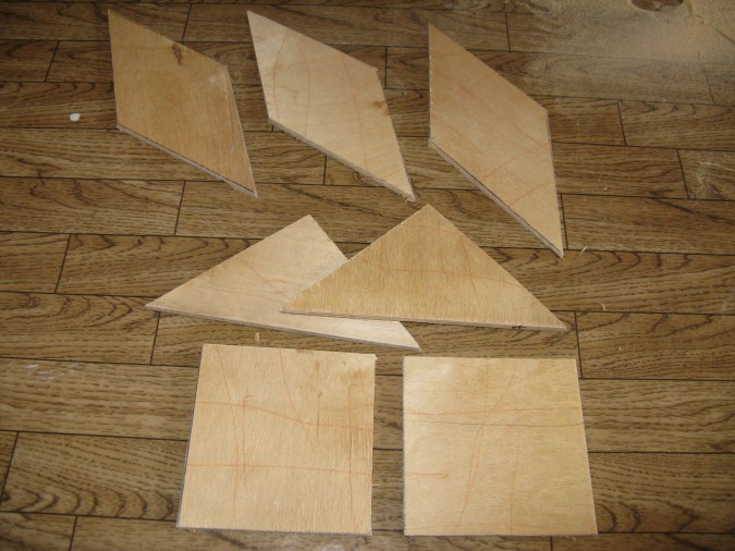 Вырезанные фигуры